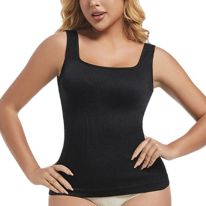 3PCS Square Neck Shapewear Tank Tops for Women Shapewear Tank Tops for Women Compression Tanks Body Shaper Camisole Cami Tops