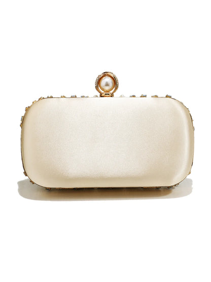 Diamonds Women Party Day Clutch Pearl Beading Wedding Evening Bags With Shoulder Chain Handbags Holder