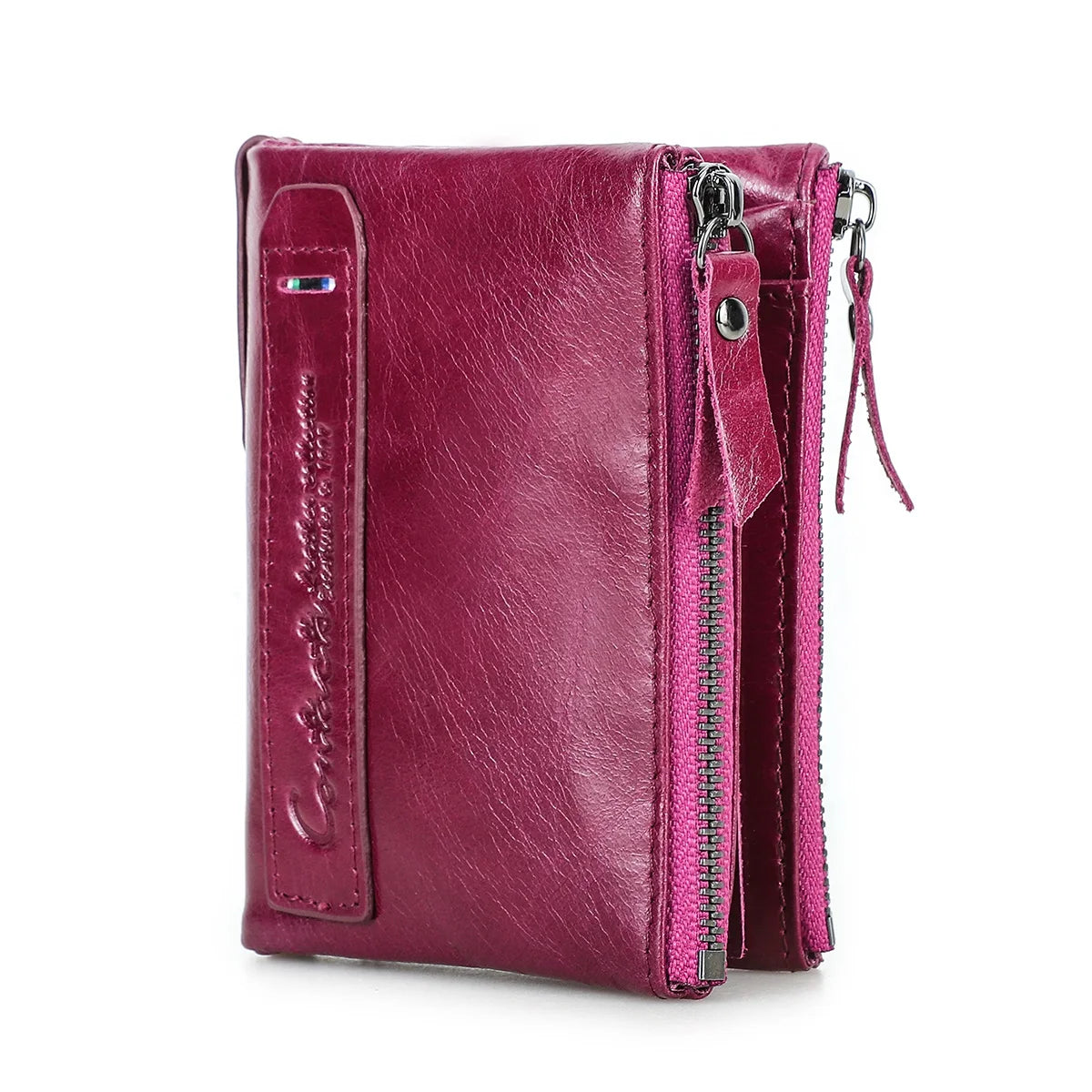 Fashion Genuine Leather Women Wallet Bifold Card Holder Coin Purse Small Women's Purse Money Clip Men Pocket Wallets