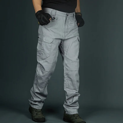 Men's Cargo Pants Multi Pocket Tactical Men Pants Casual Military Army Combat Trousers Waterproof Hiking Pants Plus Size 6Xl