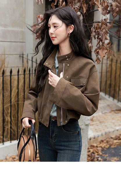 Vintage Green Blouse Women French Lapel Bow Lace-up Top 2025 Autumn Sweet Shirt Sleeve Outwear Commute Shirts MXD44C0337
