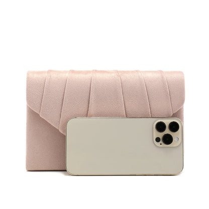 Silver Clutch Bags Envelope Design Women Evening Bags Velvet Cover Chain Shoulder Casual Party Dinner Handbags Banquet Prom Purs