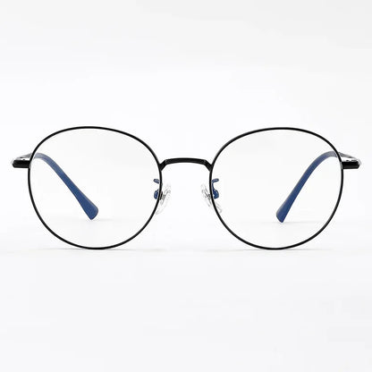 High Quality Round Ultra-light ALL Titanium Eyeglass Frames Women Myopia  Prescription Eyewear Reading Glasses 30821