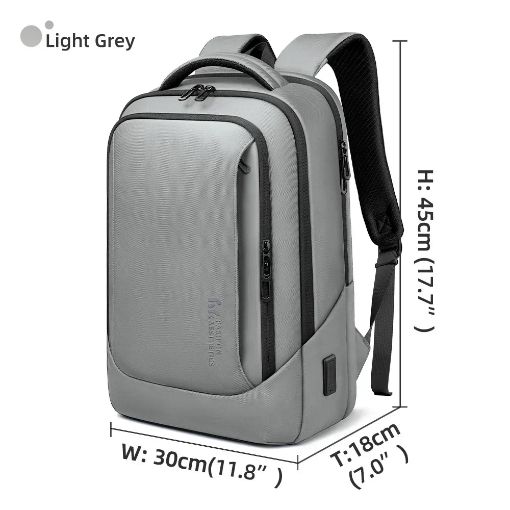 Men's Designer Laptop Bag Waterproof School Bags for College Boys Male Business Sports Travel Backpack Men With USB Charging