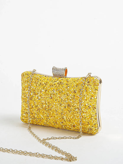 Mini Irregular Jewel Handheld Dinner Bag