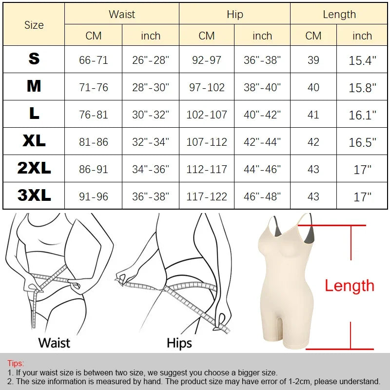 Sexy Backless Bodysuits Full Body Shaper Tummy Control Waist Trainer Slimming Sheath Butt Lifter Push Up Thigh Slimmer Shapewear