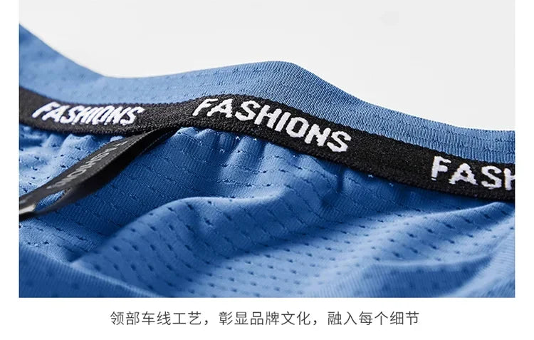 89% Nylon Quick Dry Sport T Shirt Men'S 2025 Short Sleeves Summer Casual OverSize 6XL 7XL 8XL Top Tees GYM Tshirt Clothes