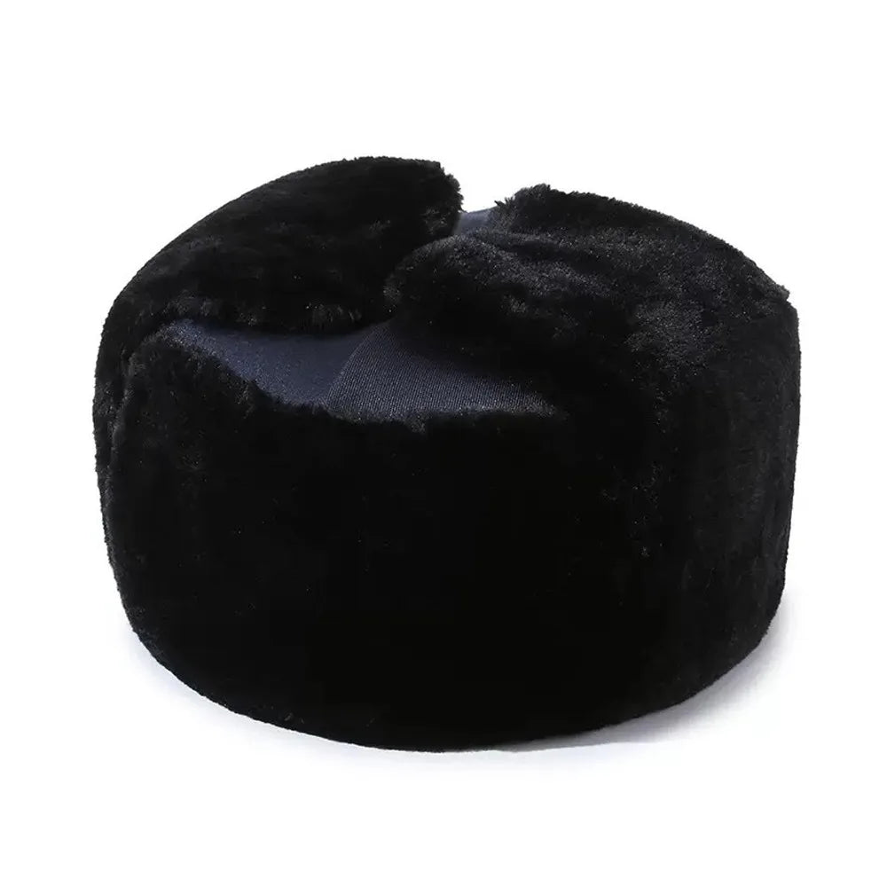 Outdoors Thick Bomber Hat Warm Ear Protection Winter Cap Casual Windproof Ushanka Fur Hat for Men Women
