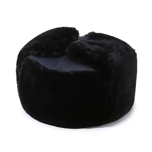 Outdoors Thick Bomber Hat Warm Ear Protection Winter Cap Casual Windproof Ushanka Fur Hat for Men Women