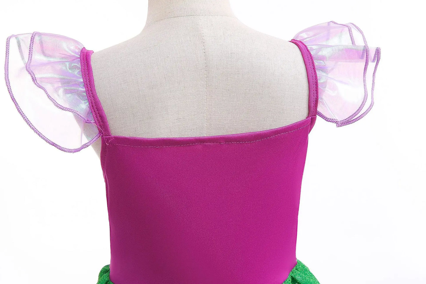 Ariel Princess Girl Little Mermaid Dress Halloween Cosplay Birthday Party Costume Fancy Clothes Children Outfit Dress