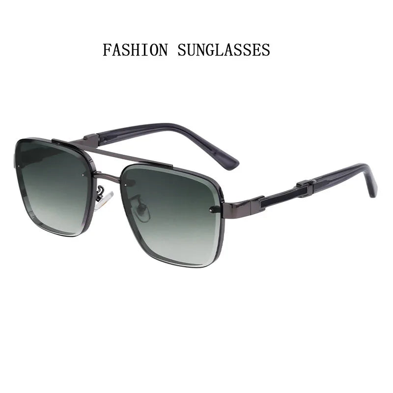 Retro Square Sunglasses For Men Sunscreen Vintage Sunglasses Women Trendy And Fashionable Fashion Glasses Gafas De Sol Hombre