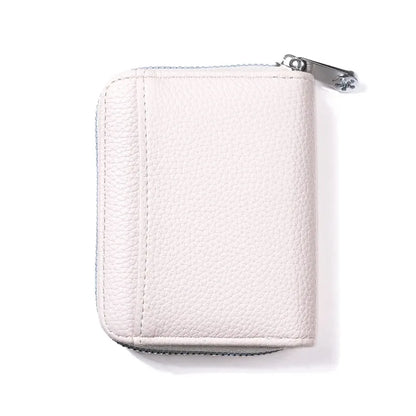 Nouveau porte-monnaie simple en cuir PU pour femmes et hommes, mini portefeuilles zippés, portable, avec plusieurs fentes pour pièces de monnaie, porte-cartes, petit portefeuille