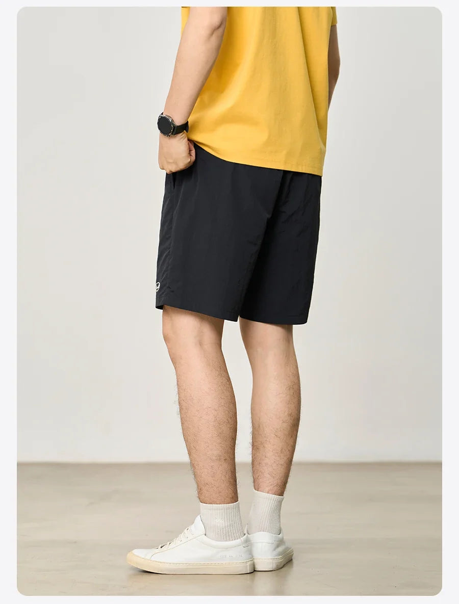 Quick Dry Nylon Shorts Loose Fit 130gsm Lightweight Summer Men's Essential Daily Wear Breathable Beach Shorts For Men