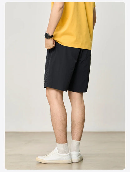 Quick Dry Nylon Shorts Loose Fit 130gsm Lightweight Summer Men's Essential Daily Wear Breathable Beach Shorts For Men
