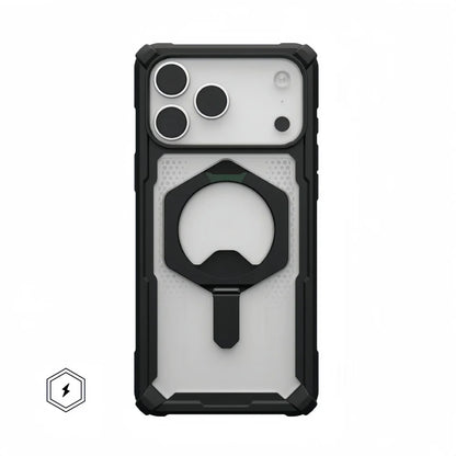 Plasma Kickstand Phone Case For Iphone 17 Pro Max Air 16 15 14 13 12 Shockproof Armor Magnetic MagSafe Stand Protective Cover