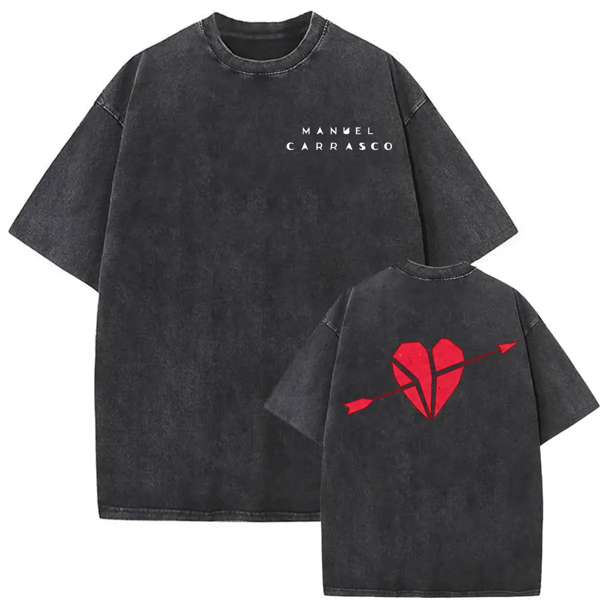 Manuel Carrasco Salvaje Desde Ia Raiz 2026 Vintage Washed T-shirt Men Women Fashion Hip Hop Punk 100% Cotton T Shirts Streetwear