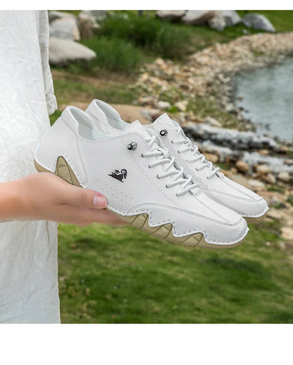 Men's shoes four season new plus size casual shoes fashion low-top soft sole breathable outdoor shoes men's sports walking shoes