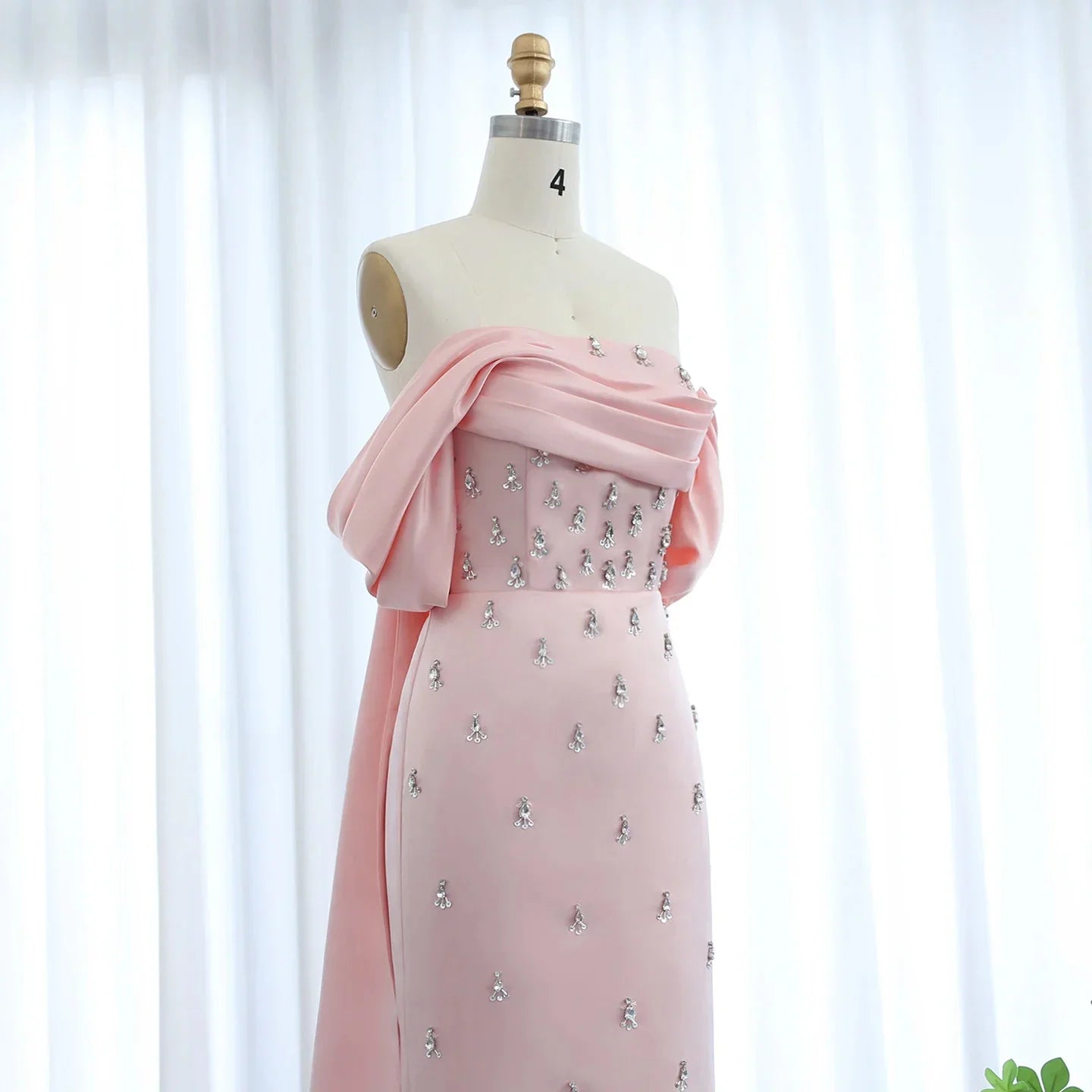 Customized Off Shoulder Evening Dresses for Women Wedding Saudi Arabia Dubai Long Formal Prom Gowns Party Baby Pink Bule Dress