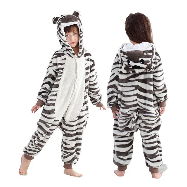Capybara Anime Cosplay Costumes Kids Animal Cartoon Jumpsuit for Children Halloween Christmas Girls Boys Hooded Pajamas Onesies