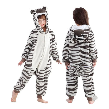 Capybara Anime Cosplay Costumes Kids Animal Cartoon Jumpsuit for Children Halloween Christmas Girls Boys Hooded Pajamas Onesies