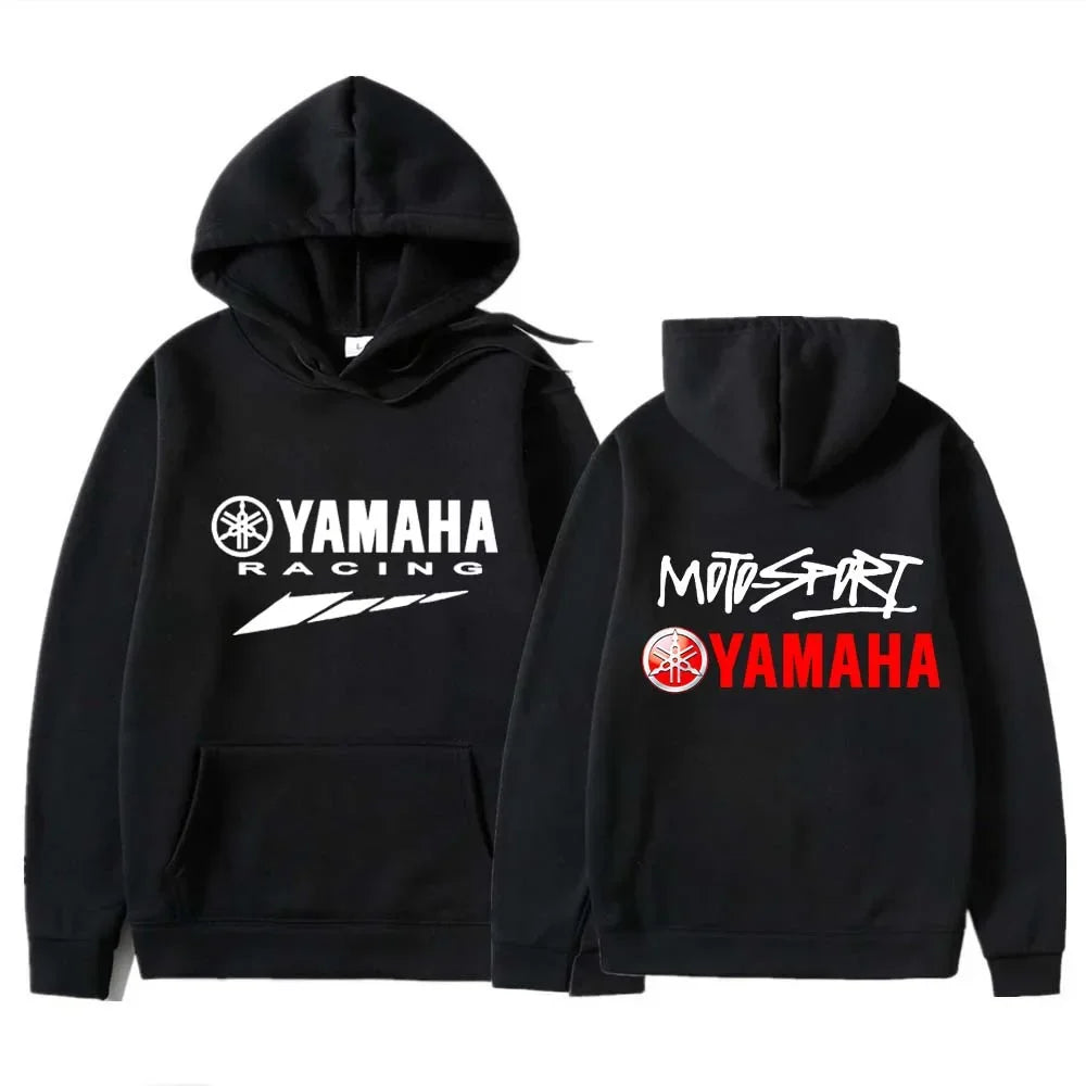 New Spring Autumn Sportswear, Men Women Fashion Hoodies with Yamaha Logo, Motorcycle Racing Team Outdoor Sports Sweatshirts For