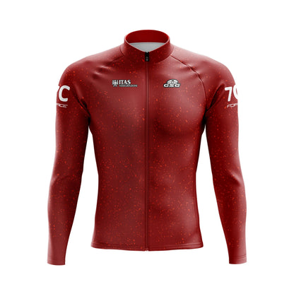 2022 ITAS Winter Cycling Jersey Thermal Fleece Outdoor Pro Sports Long Sleeve Jacket Bike Clothing