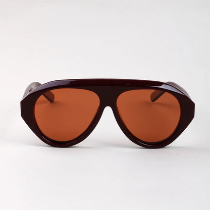 Fashion Large Frame Niche Lady Sunglasses UV400 Outdoor Polarized Driving Men Sun Glasses Support Color Changing Myopia Lens
