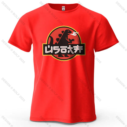 Japan Printed Men's T-Shirt 100% Cotton Oversized Harajuku Graphic Tees for Women Tops Tees Casual Streetwear