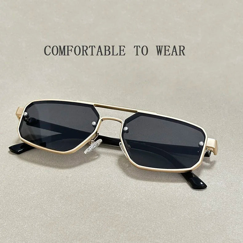 Fashion Punk Sunglasses Women Trendy Luxury Vacation Steampunk Sunglasses For Men Retro Glasses Gafas De Sol Hombre Zonnebril