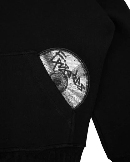 High street hip-hop men suit fashionable and popular embroidered design pullovers Gothic Harajuku loose casual suit tracksuit