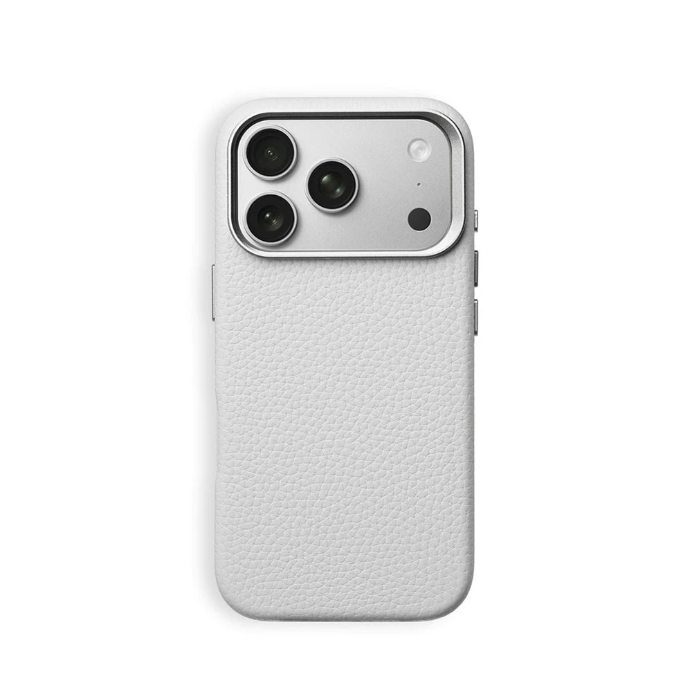 Luxury Magnetic Lychee Texture PU Leather Case For iPhone 17 16 Pro Max 15 14 13 For Magsafe Alloy Lens Shockproof Bumper Cover
