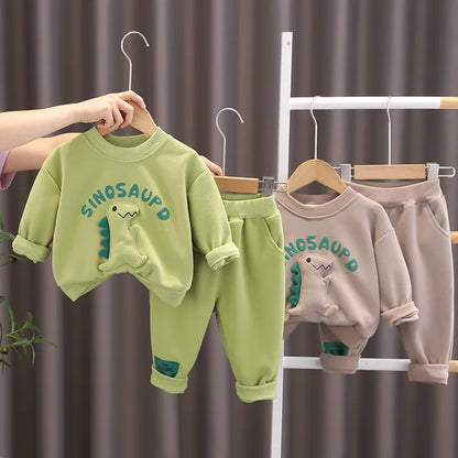 New Autumn Baby Boys Clothes Suit Children Girls Fashion T-Shirt Pants 2Pcs/Sets Kids Outfits Toddler Costume Infant Tracksuits