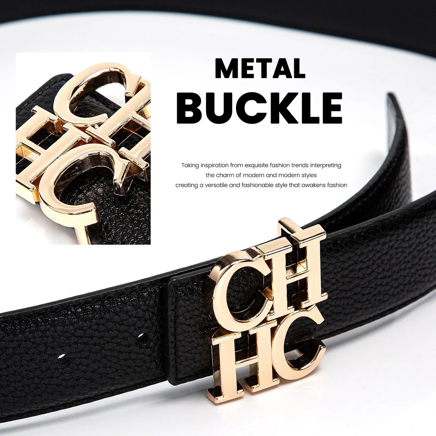 Men's Leather Belts Brand Cowskin Belt Top Quality Men Belt Luxury Designer Leather Belts Metal Buckle Male belts 3.8CM