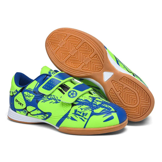 New Kids Indoor Football Boots Non Slip Professional Soccer Shoes Original Football Field Boots Children Futsal Sneaker Match