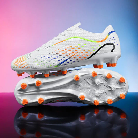 Kids Youth Soccer Shoes Cleats Football Boots Men Non Slip Breathable Lightweight Training Sneakers Boys Children Football Match