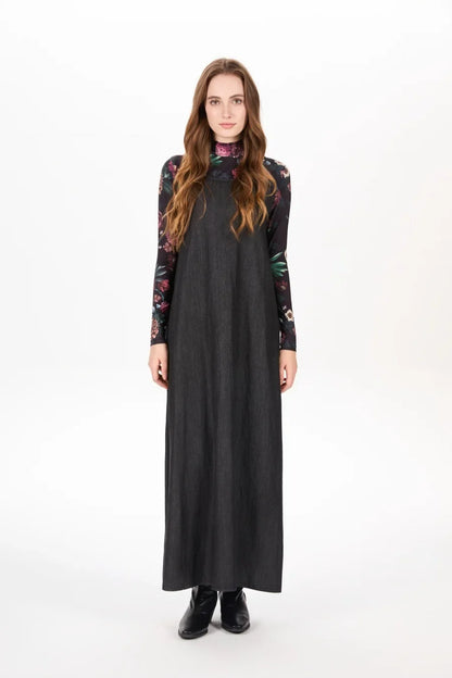 AS AW25 Denim set loose Shirt + slip dress Aline adjustable dress