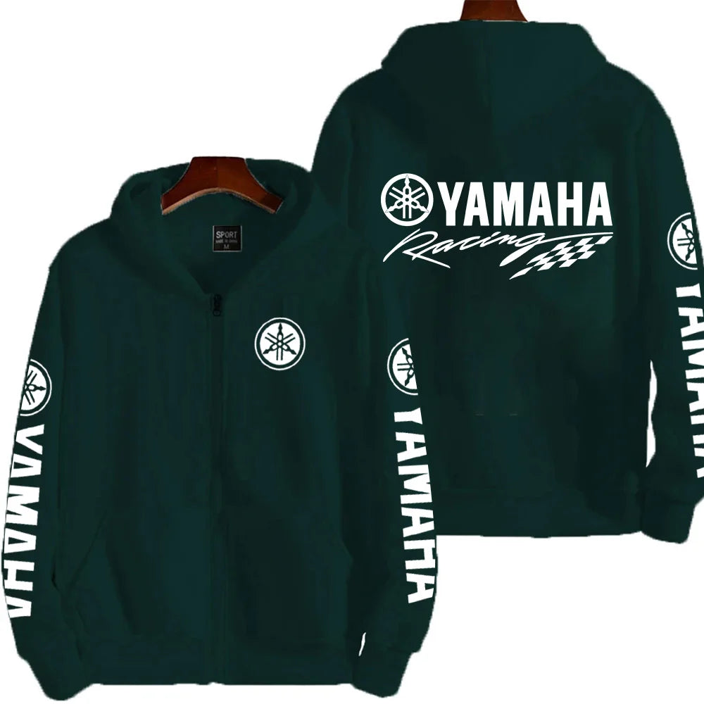 Logo Motorcycle Racing Team Men Zipper Hoodie 2026 New Fashion Women Sweatshirt Spring Autumn Sports Couple Jackets Coat