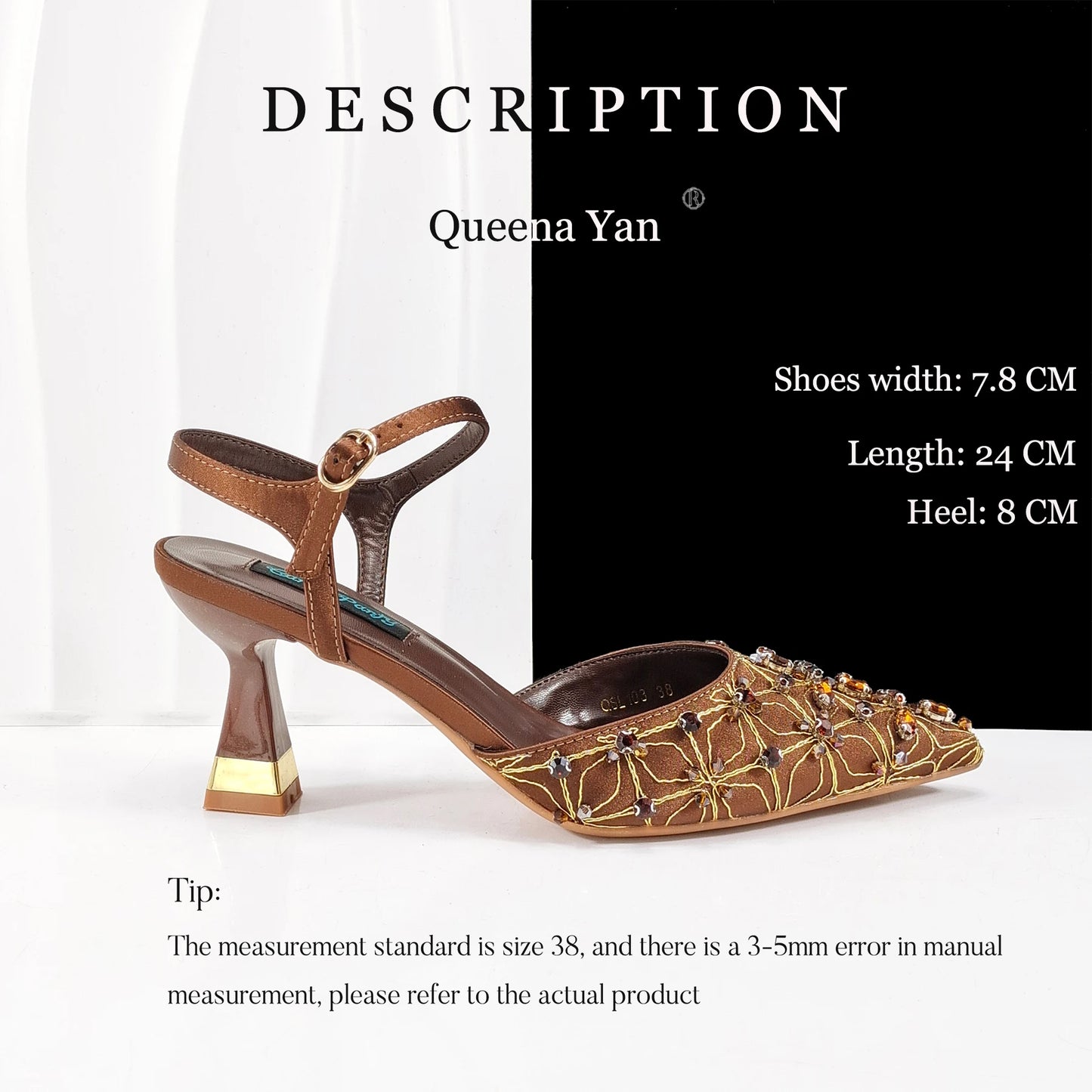 Elegant Full High Quality Diamond Design Olive Color Italian Women's Shoe and Handbag Set for Weddings and Special Occasions
