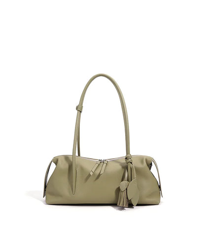 2026New Women's Casual Top Grain Leather Shoulder Bag Large Capacity Soft Pillow Handbag Underarm Tote for Daily Commute
