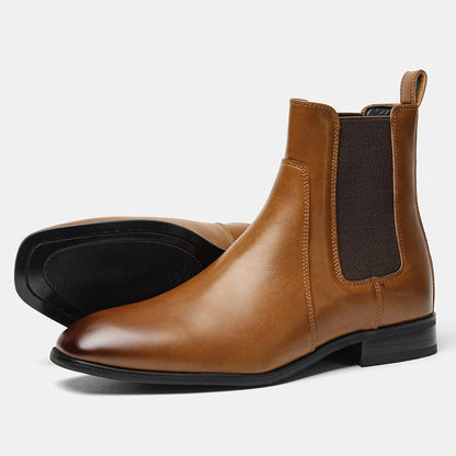Men Boots Casual 2026 Fashion Brand Comfortable Boots Leather Chelsea boots