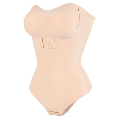 Strapless Thong Bodysuits 4XL Women Belly Control Full Body Shaper Push Up Breast Underwear Plus Size Women's Clothing