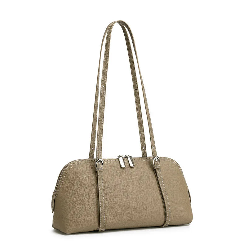 genuine leather bag woman 2026 luxury bag vintage long shoulder bag Handbags large capacity underarm Shopping bag