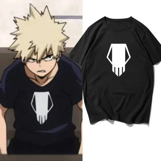 T Shirt Summer My Hero Academia Bakugo Katsuki Printed Fashion T-shirt Women's Fashion Casual Harajuku Short Sleeve Casual