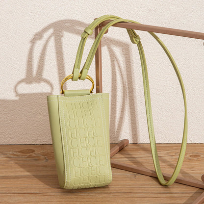 Credit Card Bag Women's Crossbody Bag Autumn New Solid Color Mobile Phone Bag