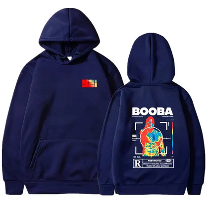 B2O Hoodies Men's Stylish Printed Long Sleeve Sweatshirts Women's Casual Harajuku Street Style Sweatshirts Pullovers Sudaderas