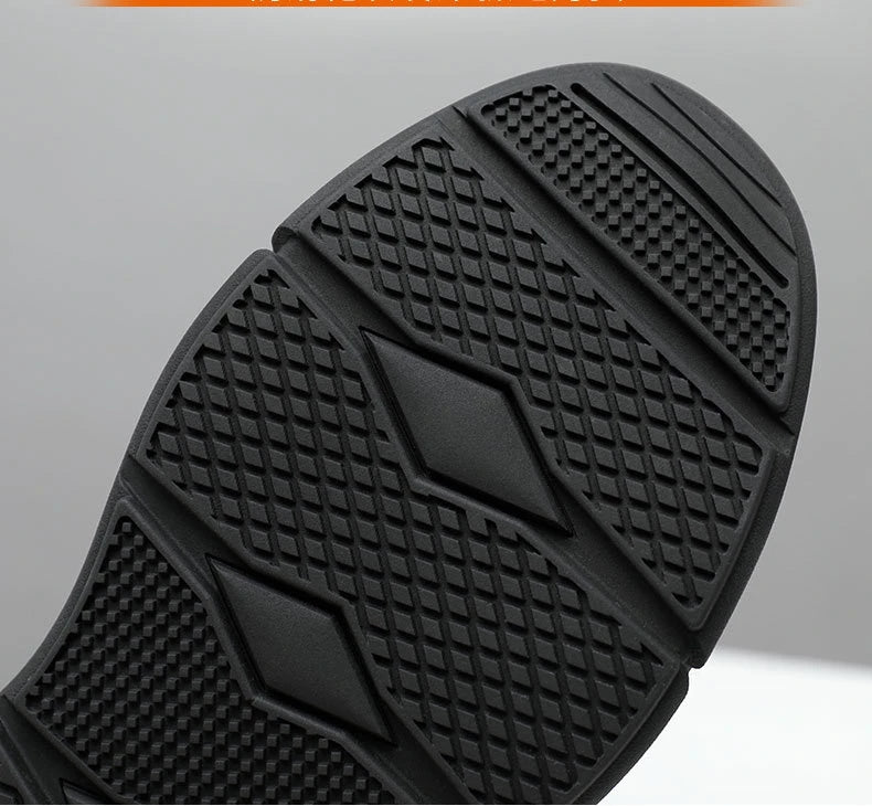 Fashion Safety Shoes Men's Work Steel Toe Caps Male Indestructible Protective Shoes Puncture-Proof Security Footwear Work Boots