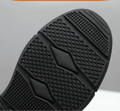 Fashion Safety Shoes Men's Work Steel Toe Caps Male Indestructible Protective Shoes Puncture-Proof Security Footwear Work Boots
