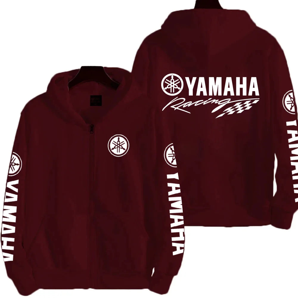 Logo Motorcycle Racing Team Men Zipper Hoodie 2026 New Fashion Women Sweatshirt Spring Autumn Sports Couple Jackets Coat