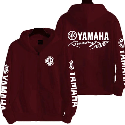 Logo Motorcycle Racing Team Men Zipper Hoodie 2026 New Fashion Women Sweatshirt Spring Autumn Sports Couple Jackets Coat