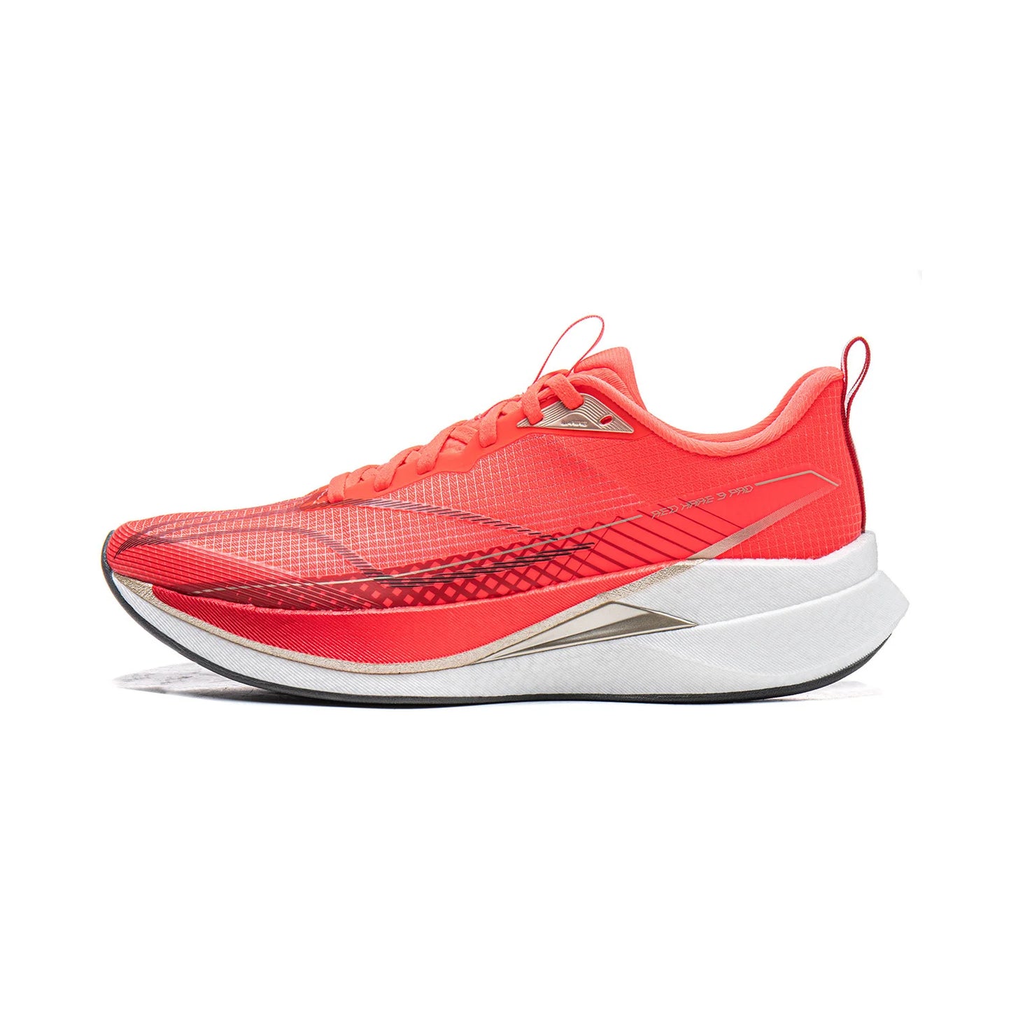Men's RED HARE 9 PRO Racing Running Shoes BOOM Cushion Rebound Breathable Reflective LiNing Stable Sneakers ARPW001